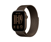Apple Watch 12 46/Ciemny brąz Alu/Ciemny brąz Mediolańska S/M 5G - 1594101 - zdjęcie 1